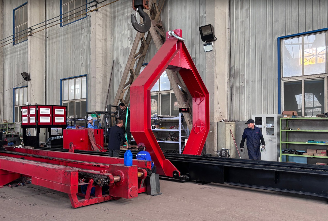 45T diesel tube bundle extractor manufactured by Qingwei