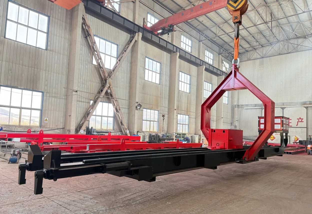Standard diesel tube bundle extractor main unit in Qingwei workshop